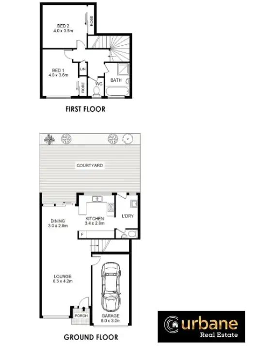 Floorplan of Homely townhouse listing, 3/81 Donohue Street, Kings Park NSW 2148