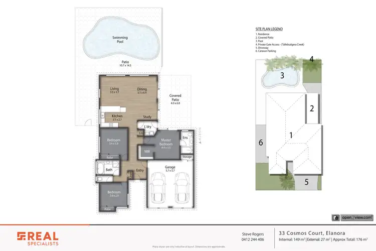 Floorplan of Homely house listing, 33 Cosmos Court, Elanora QLD 4221