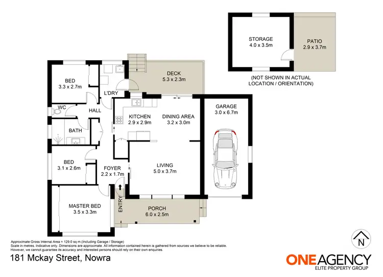 Floorplan of Homely house listing, 181 Mckay Street, Nowra NSW 2541
