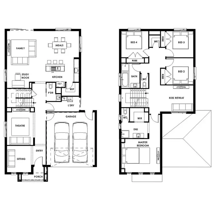 Floorplan of Homely house listing, Lot 5529 Miscanthus Street, Clyde North VIC 3978