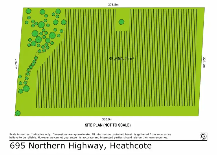 Floorplan of Homely rural property listing, 695 Northern Highway, Heathcote VIC 3523