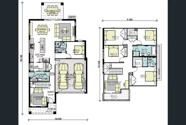 Floorplan of Homely house listing, 53 Mcclymont Drive, Catherine Field NSW 2557