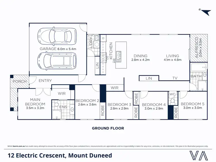 Floorplan of Homely house listing, 12 Electric Crescent, Mount Duneed VIC 3217