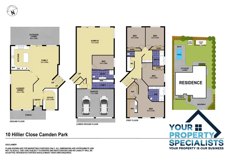 Floorplan of Homely house listing, 10 Hillier Close, Camden Park NSW 2570