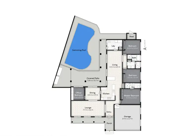 Floorplan of Homely house listing, 4 Mingaletta Drive, Ashmore QLD 4214