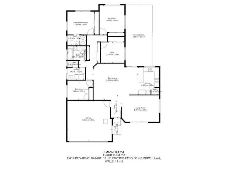 Floorplan of Homely house listing, 4 Comino Court, Bundaberg North QLD 4670