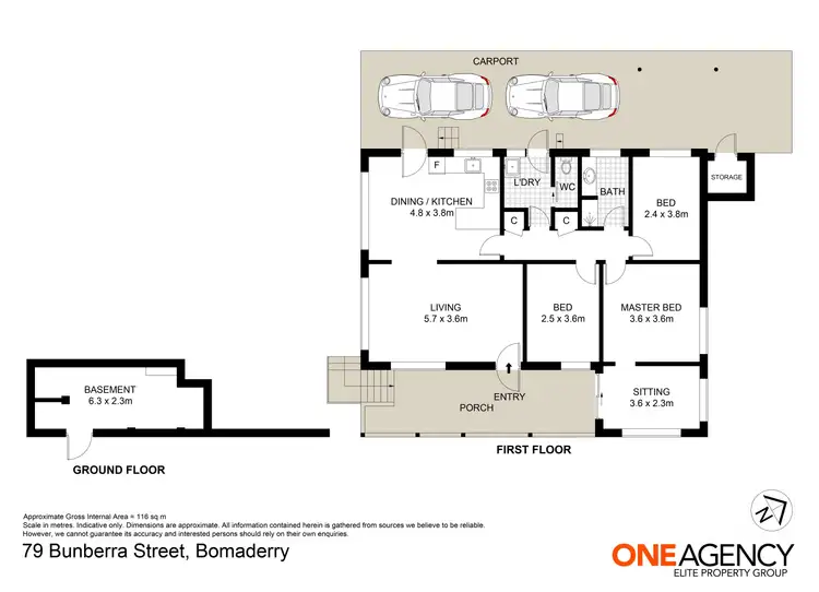 Floorplan of Homely house listing, 79 Bunberra Street, Bomaderry NSW 2541