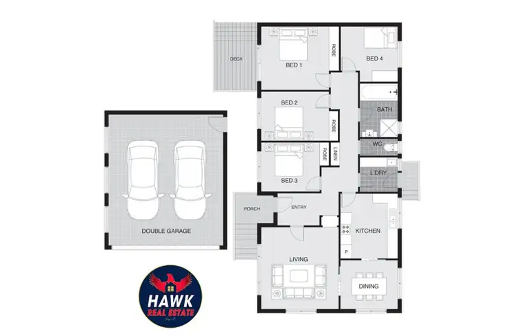 Floorplan of Homely house listing, 16A Petre Place, Scullin ACT 2614