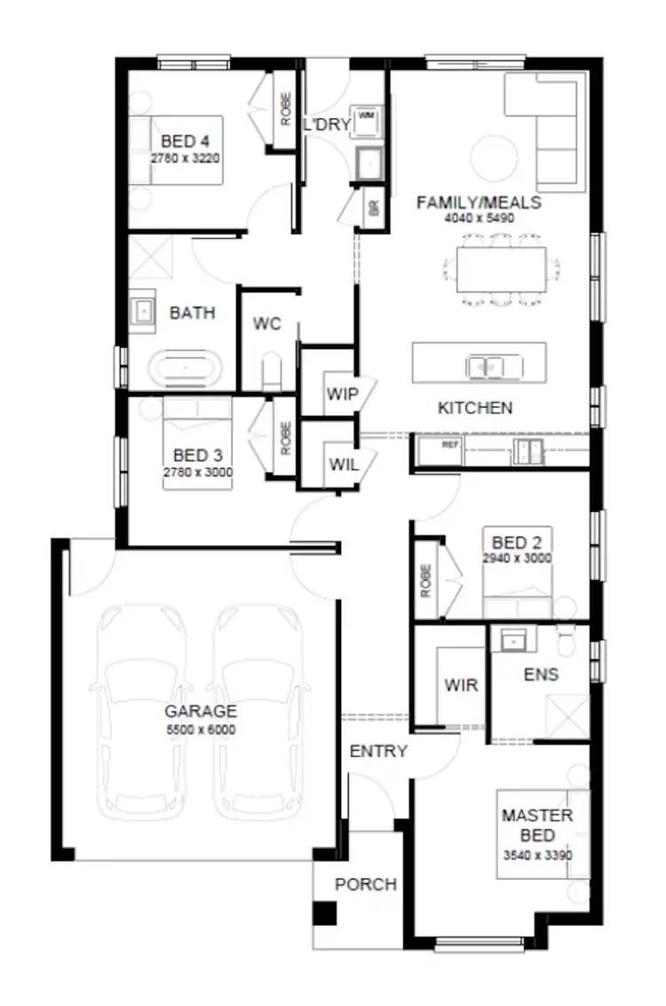 Floorplan of Homely house listing, Lot 1751 Coronet Street, Nar Nar Goon North VIC 3812
