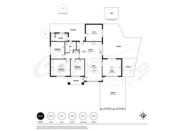 Floorplan of Homely house listing, 28 Bonney Street, Meningie SA 5264