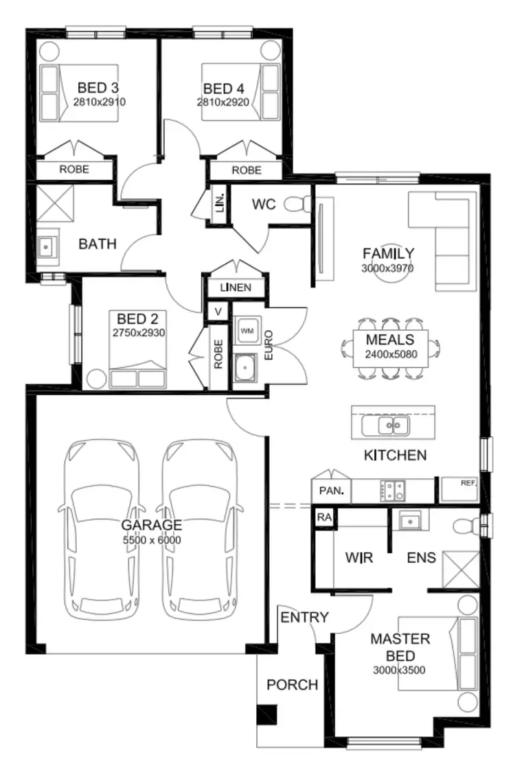 Floorplan of Homely house listing, Lot 17510 Coronet Street, Nar Nar Goon North VIC 3812