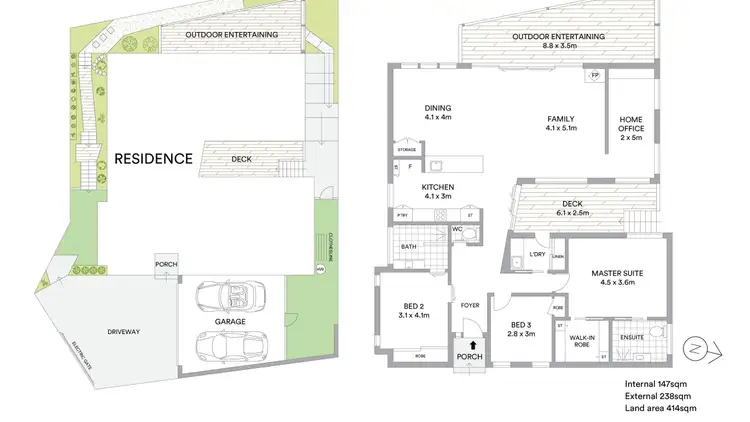 Floorplan of Homely house listing, 13A Pepper Road, Everton Hills QLD 4053