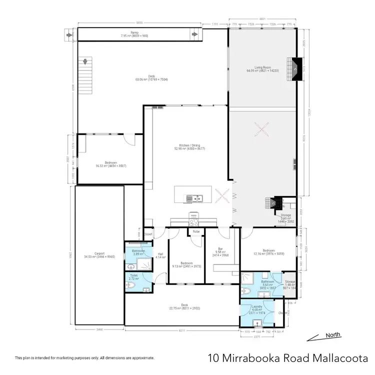 Floorplan of Homely house listing, 10 Mirrabooka Road, Mallacoota VIC 3892