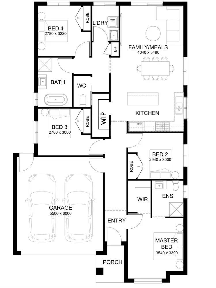 Floorplan of Homely house listing, Lot 361 Boyce Street, Pakenham VIC 3810