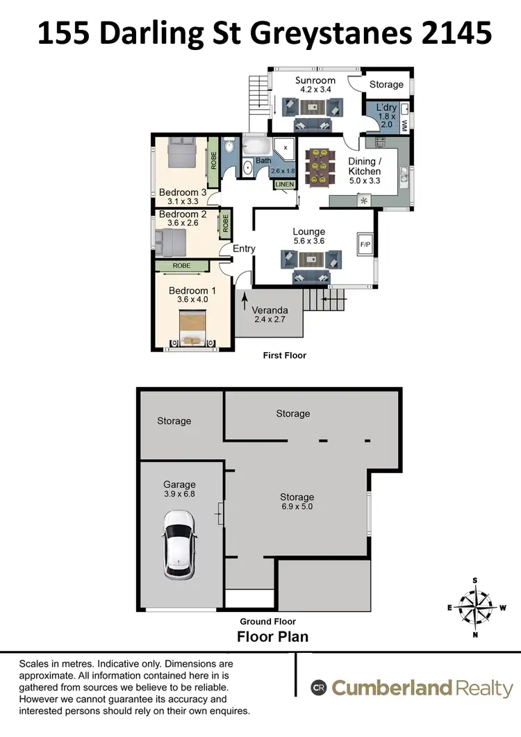 Floorplan of Homely house listing, 155 Darling Street, Greystanes NSW 2145