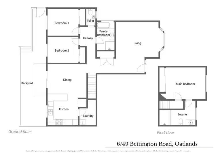 Floorplan of Homely townhouse listing, 6/49 Bettington Road, Oatlands NSW 2117