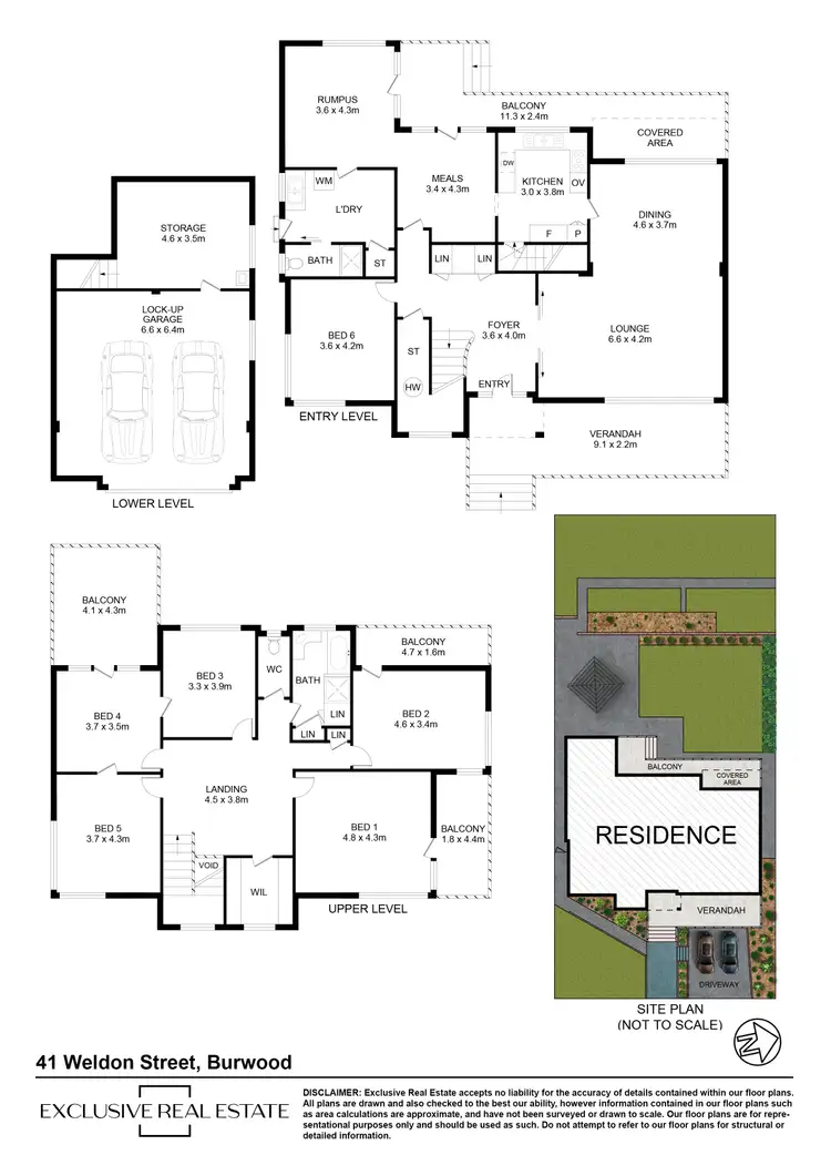 Floorplan of Homely house listing, 41 Weldon Street, Burwood NSW 2134