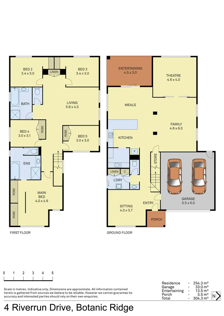 Floorplan of Homely house listing, 4 Riverrun Drive, Botanic Ridge VIC 3977