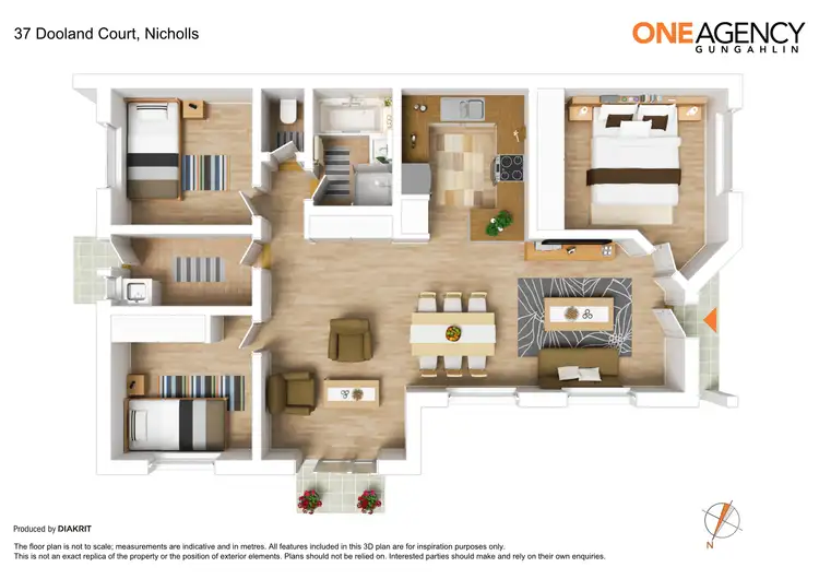 Floorplan of Homely house listing, 37 Dooland Court, Nicholls ACT 2913