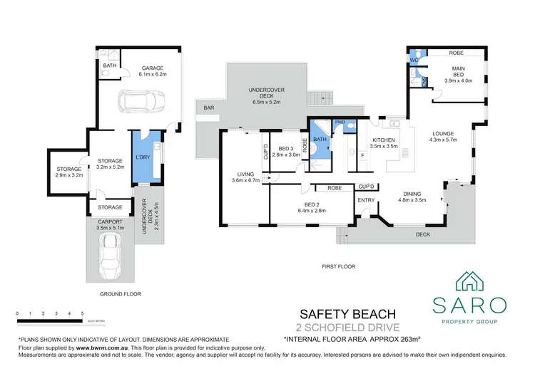 Floorplan of Homely house listing, 2 Schofield Drive, Safety Beach NSW 2456