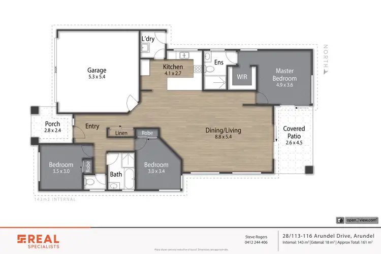 Floorplan of Homely house listing, 28/113-115 Arundel Drive, Arundel QLD 4214
