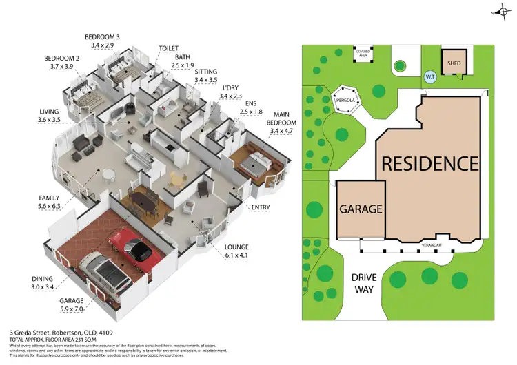 Floorplan of Homely house listing, 3 Greda Street, Robertson QLD 4109