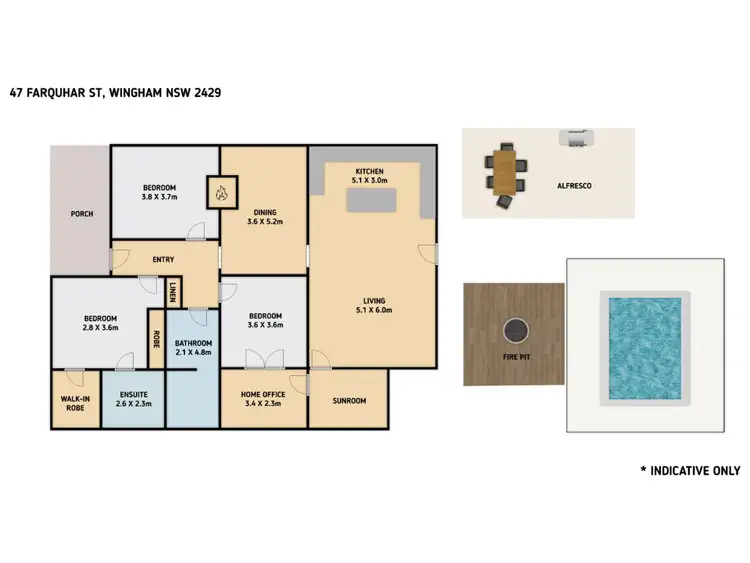 Floorplan of Homely house listing, 47 Farquhar Street, Wingham NSW 2429