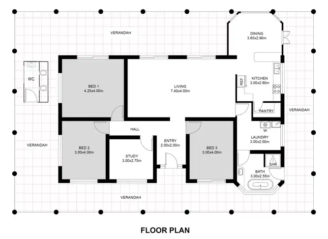 Floorplan of Homely rural property listing, 6/26 Mitchell Road, Georgica NSW 2480