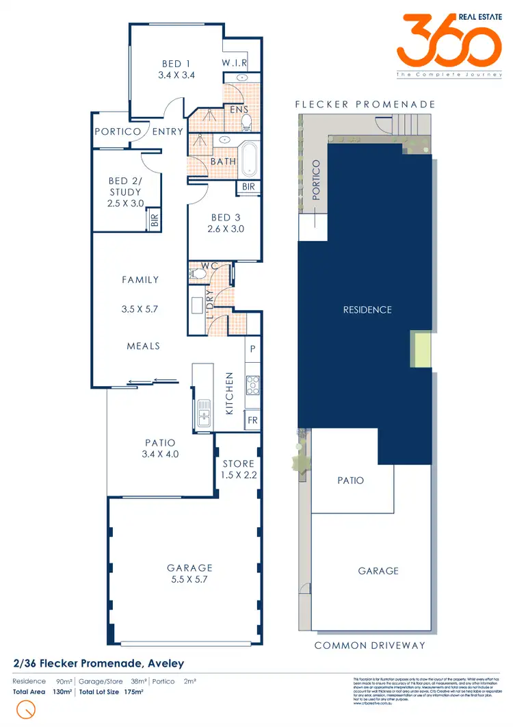 Floorplan of Homely apartment listing, 2/36 Flecker Promenade, Aveley WA 6069