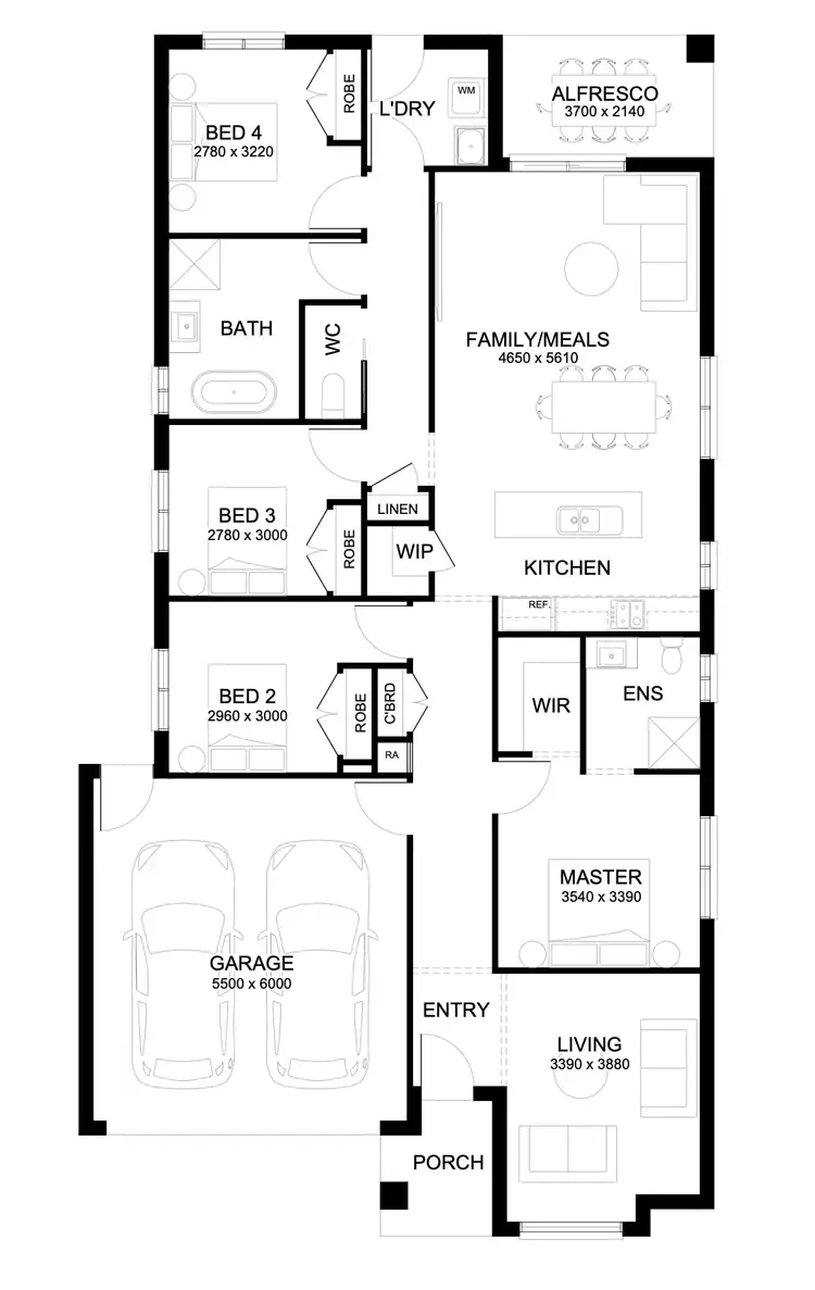 Floorplan of Homely house listing, Lot 221 Tart Street, Pakenham VIC 3810