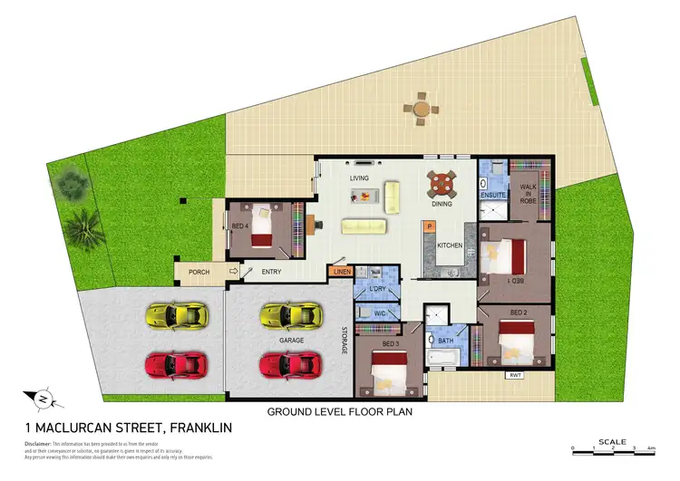 Floorplan of Homely house listing, 1 Maclurcan Street, Franklin ACT 2913