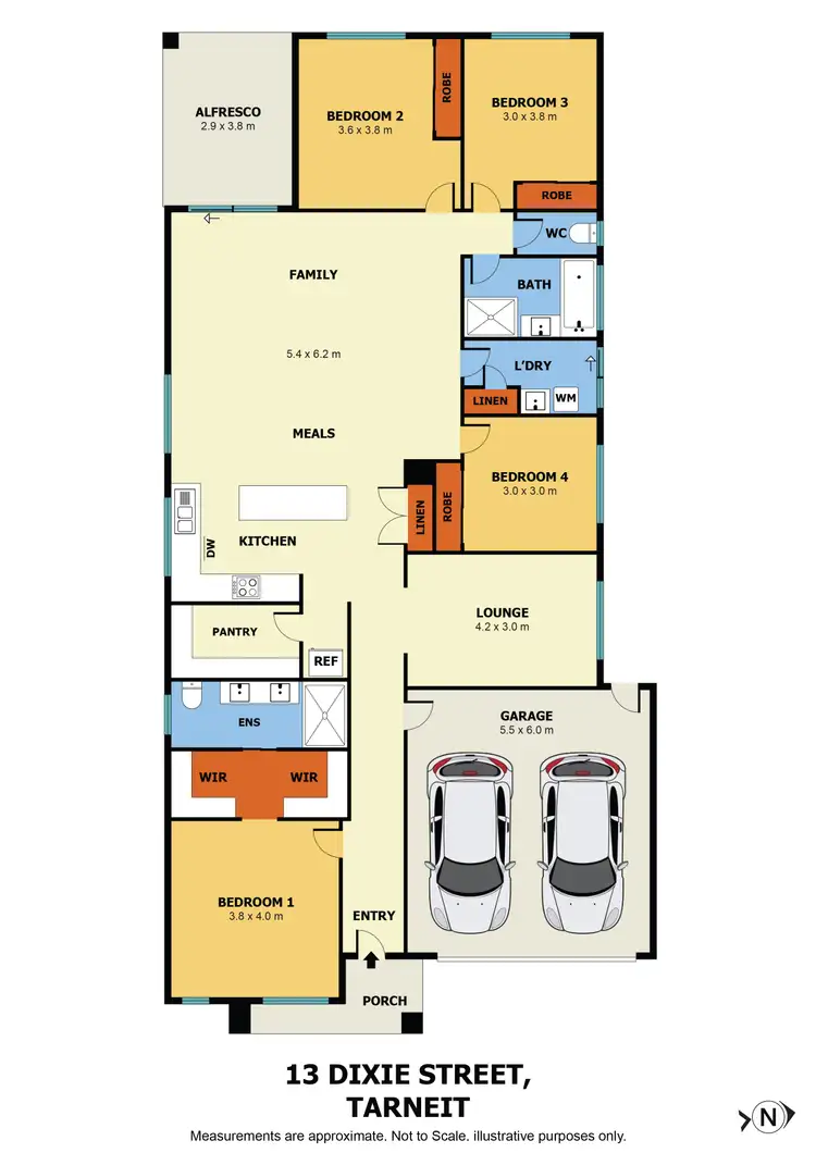 Floorplan of Homely house listing, 13 Dixie Street, Tarneit VIC 3029