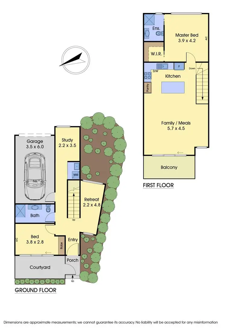 Floorplan of Homely townhouse listing, 1/4 Vangelica Way, South Morang VIC 3752