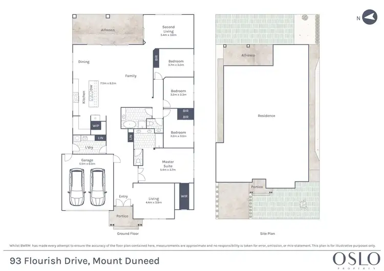 Floorplan of Homely house listing, 93 Flourish Drive, Mount Duneed VIC 3217