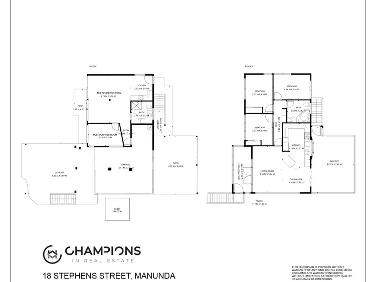 Floorplan of Homely house listing, 18 Stephens Street, Manunda QLD 4870