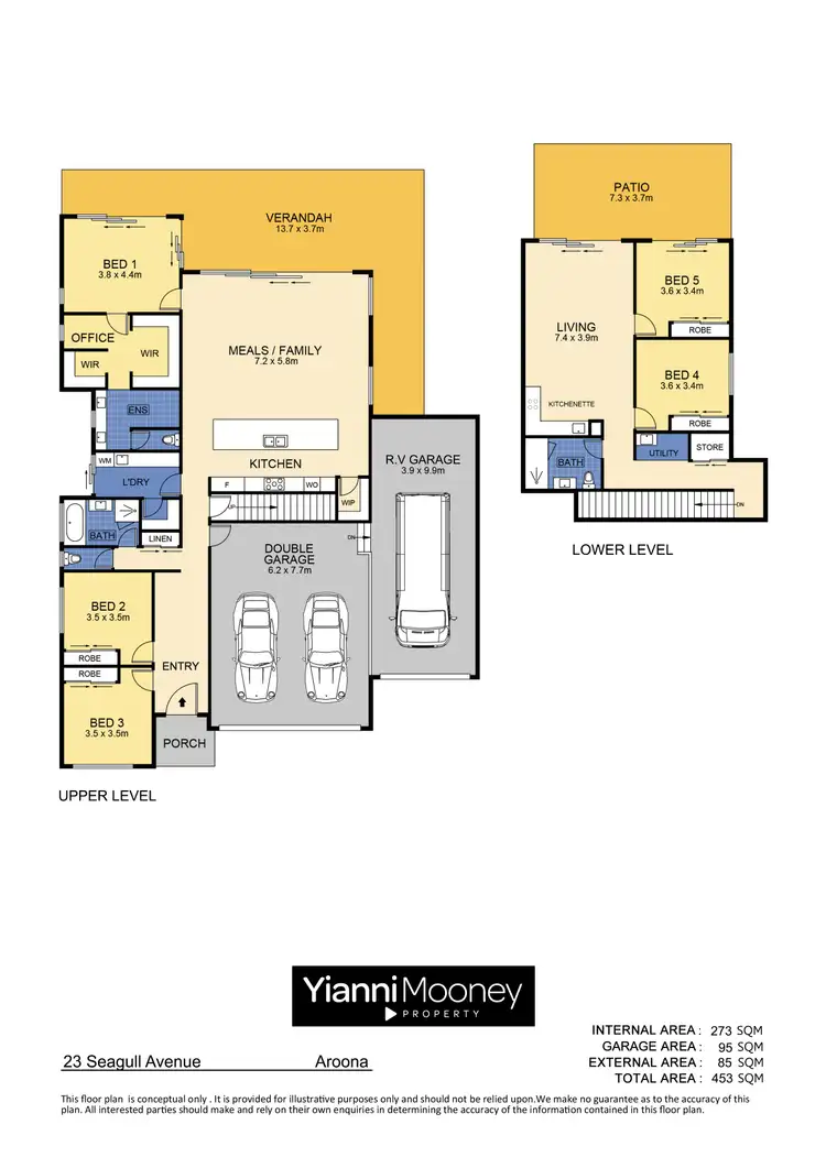 Floorplan of Homely house listing, 23 Seagull Avenue, Aroona QLD 4551