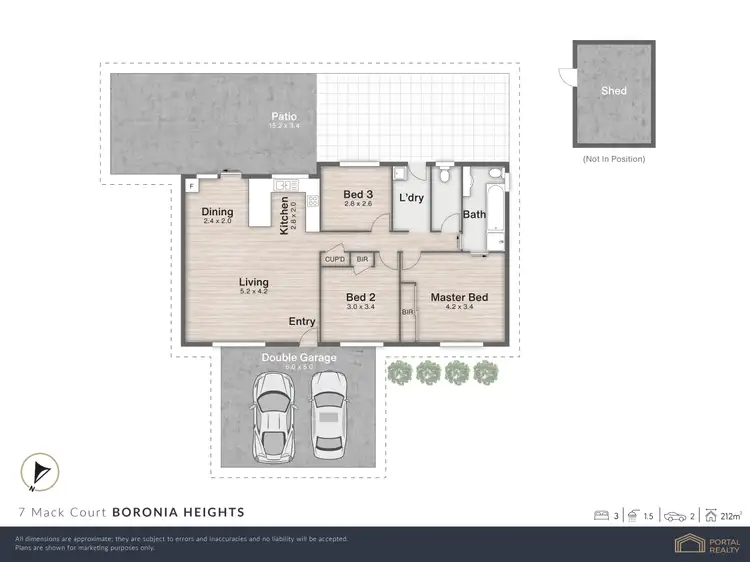Floorplan of Homely house listing, 7 Mack Court, Boronia Heights QLD 4124