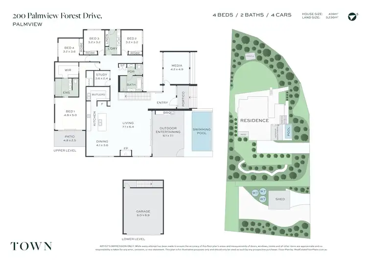 Floorplan of Homely house listing, 200 Palmview Forest Drive, Palmview QLD 4553