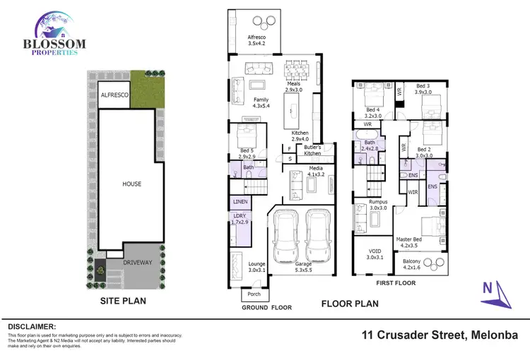 Floorplan of Homely house listing, 11 Crusader Street, Marsden Park NSW 2765