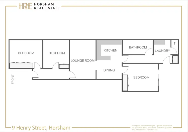 Floorplan of Homely house listing, 9 Henry Street, Horsham VIC 3400
