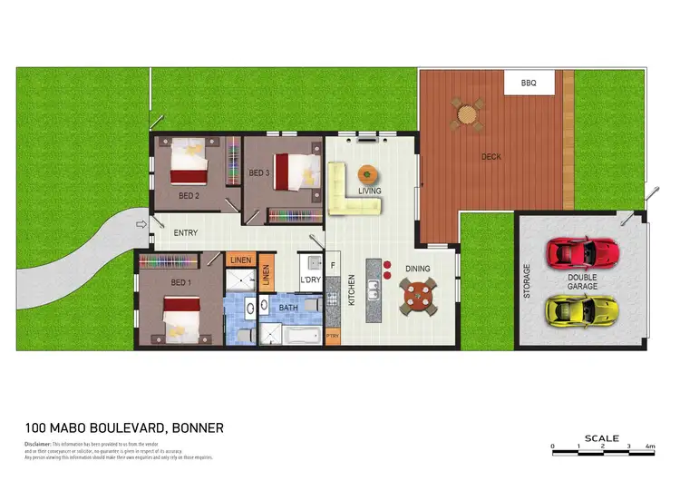 Floorplan of Homely house listing, 100 Mabo Boulevard, Bonner ACT 2914