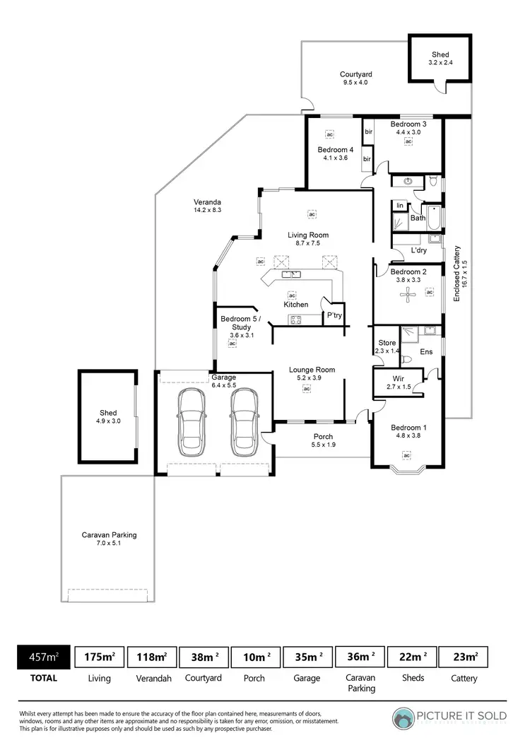 Floorplan of Homely house listing, 67 Applecross Drive, Blakeview SA 5114