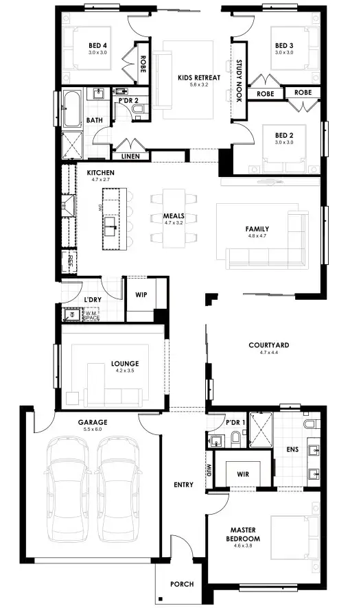 Floorplan of Homely house listing, Lot 119 Mt Ararat South Road, Pakenham VIC 3810