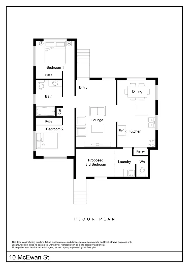 Floorplan of Homely house listing, 10 Mcewan Street, Roma QLD 4455