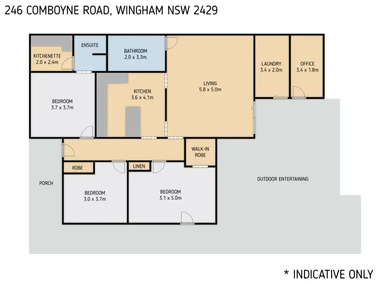Floorplan of Homely house listing, 246 Comboyne Road, Wingham NSW 2429