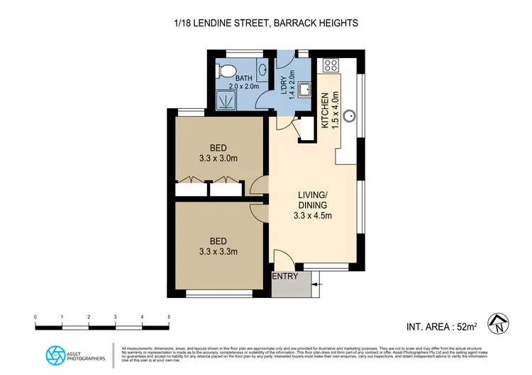 Floorplan of Homely villa listing, 1/18 Lendine Street, Barrack Heights NSW 2528