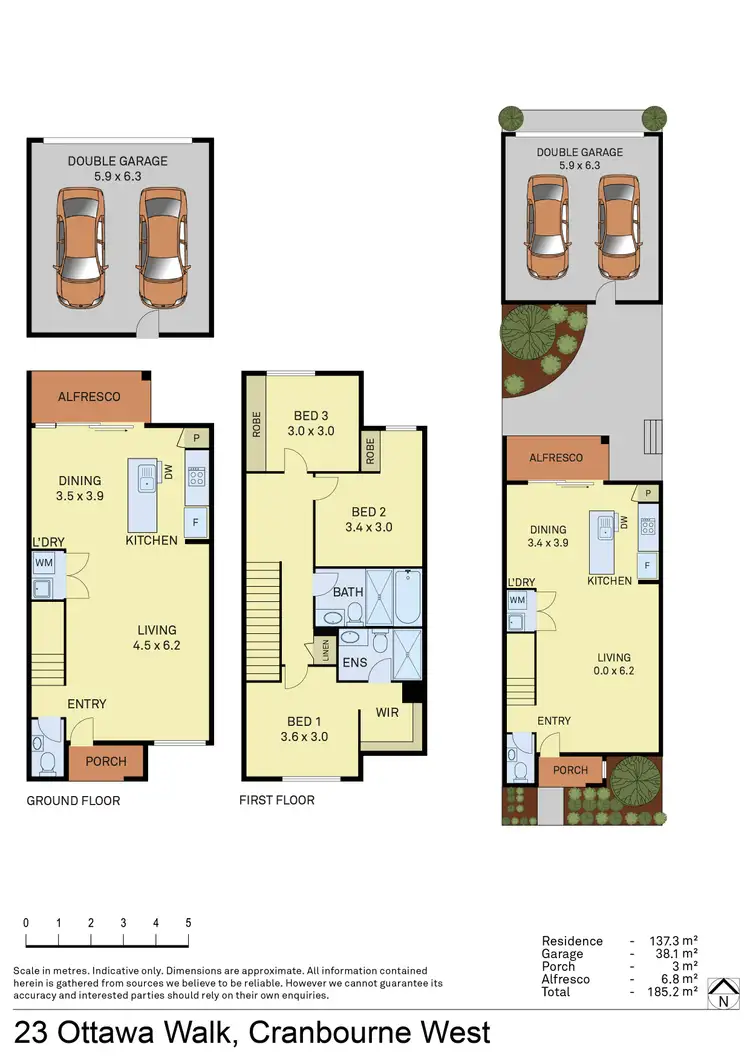 Floorplan of Homely house listing, 23 Ottawa Walk, Cranbourne West VIC 3977
