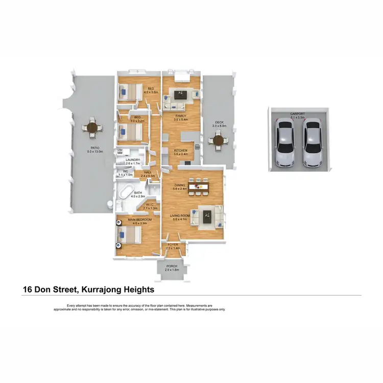 Floorplan of Homely house listing, 16 Don Street, Kurrajong Heights NSW 2758