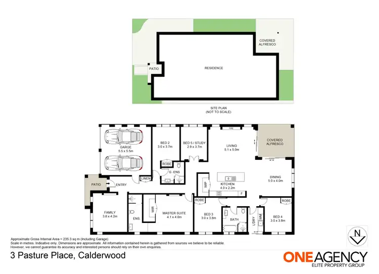 Floorplan of Homely house listing, 3 Pasture Way, Calderwood NSW 2527