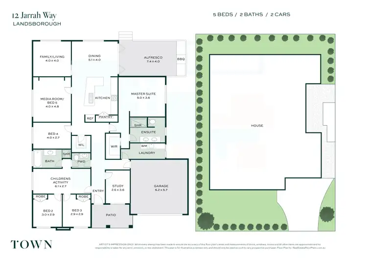 Floorplan of Homely house listing, 12 Jarrah Way, Landsborough QLD 4550